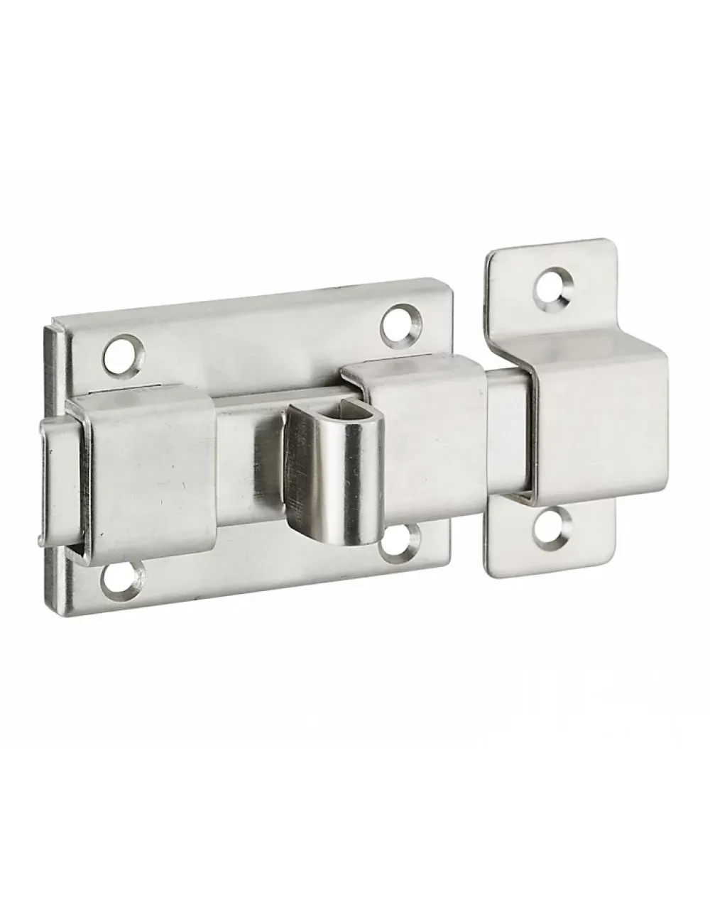 Thirard Targette pêne plat pour porte de meuble, 65mm, inox -