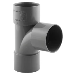 Fitt Tube Et Raccord Pvc-Té de branchement femelle femelle 87° ø40 mm
