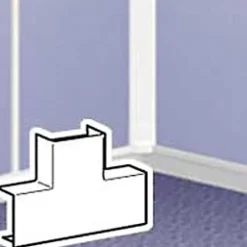 Legrand Té de dérivation pour mur et plafond 20 x 12,5 mm