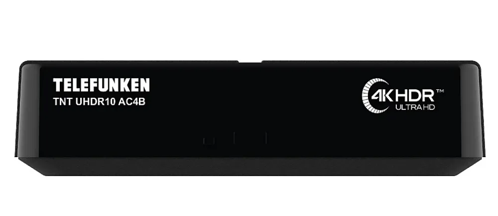 Telefunken - Récepteur TNT UHDR10 pour télévision numérique terrestre UHD 4K - 1000 canaux - PVR - Tuner TNT UHD/SD/HD/UHD/2K/4K