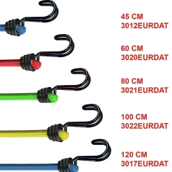 Master Lock Tendeur 120 cm crochet double , 2 pièces