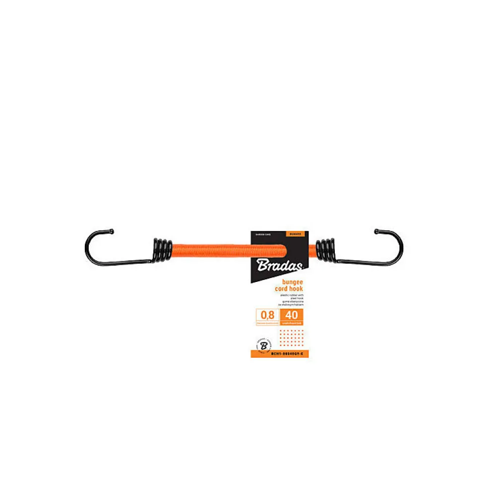 Lem Select Tendeur, Sandow Et Élastique-Tendeur élastique 80cm diam 8mm avec crochet métal (Lot de 5)
