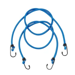 Diall Tendeur, Sandow Et Élastique-Tendeur élastique à crochet bleu Ø. 8 mm, 100 cm vendu par 2