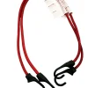Diall Tendeur élastique à crochet rouge Ø. 8 mm, 80 cm vendu par 2