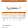 Vis Express Tendeur, Sandow Et Élastique-Tendeur oeil oeil M16X250 Oeil 26 Inox A4 - 10 pièces