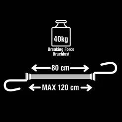 Master Lock Tendeur, Sandow Et Élastique-Tendeur pieuvre à 6 bras 80 cm