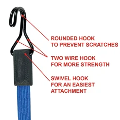 Master Lock Tendeur plat 120 cm x 18 mm