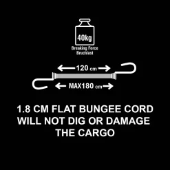 Master Lock Tendeur plat 120 cm x 18 mm