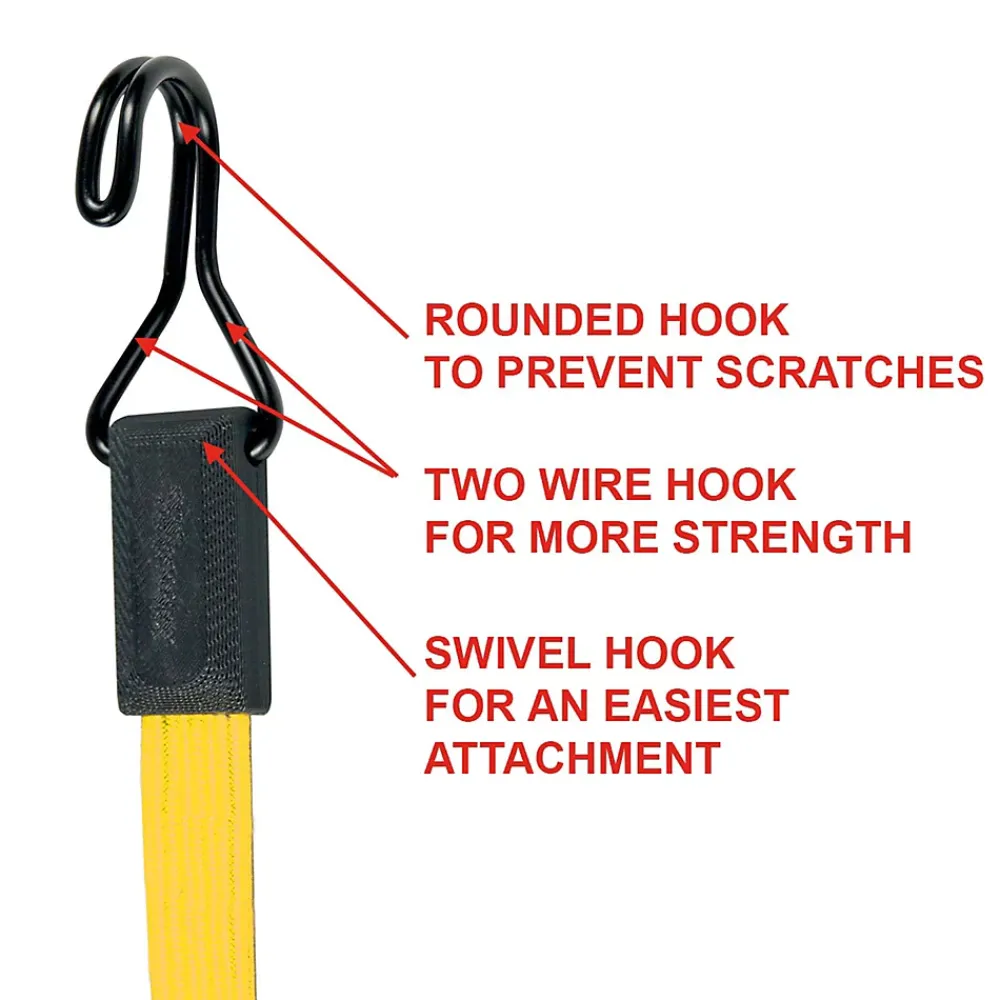 Master Lock Tendeur, Sandow Et Élastique-Tendeur plat crochet inversé 100 cm