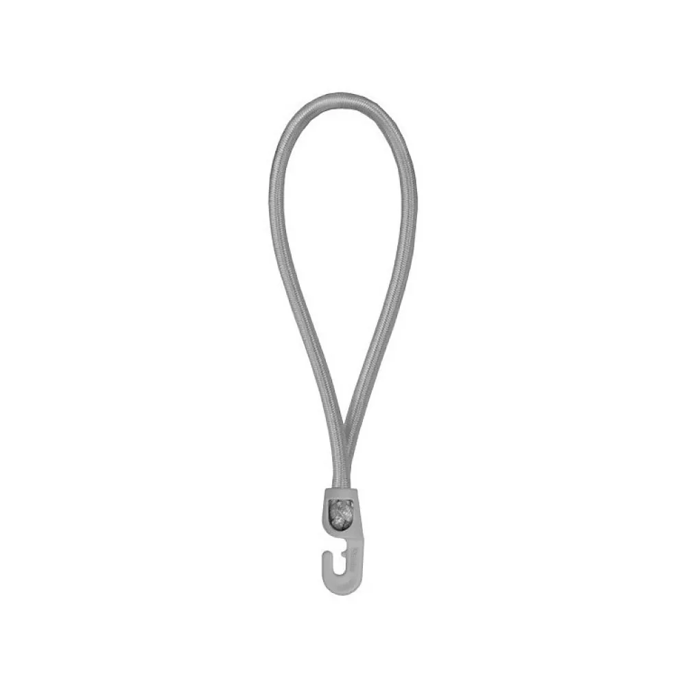 Lem Select Tendeur, Sandow Et Élastique-Tendeurs boucle élastique gris 40cm diam 4mm avec 1 crochet PVC (lot de 25 pièces)