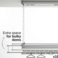 Foxydry Étendoir électrique plafond alu 160x57x30cm Air 150