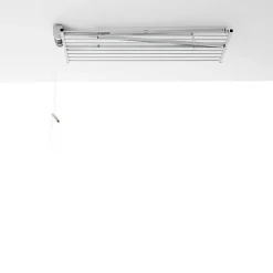 Foxydry Corde, Fil Et Ficelle-Étendoir manuel plafond blanc 128x54x25cm alu Mini 120