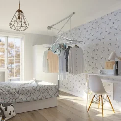 Foxydry Étendoir plafond manuel 128x54x25cm alu Mini 120