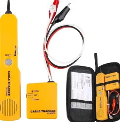 Generique Câble Et Connectique Réseau-Testeur de circuit. traceur de fils cable reseau RJ-11 generateur tonalite L.25 x L.12 x H.4 cm GBST-CT100 - GOBESTY