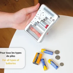 Fishtec Testeur De Pile-Testeur de Piles Universel