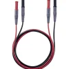 Testo Testeur De Tension-0590 0013 Set de cordons de mesure de sécurité, fiches droites mâle 4 mm, 1 m, noir/rouge