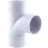 Fitt Té femelle femelle blanc 87° ø40 mm