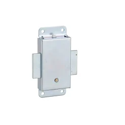 Thirard Serrure De Meuble|Serrure De Meuble-- Serrure de meuble en applique pour porte d'ameublement, axe 15mm, 30x50mm, zingué, 1 clé -