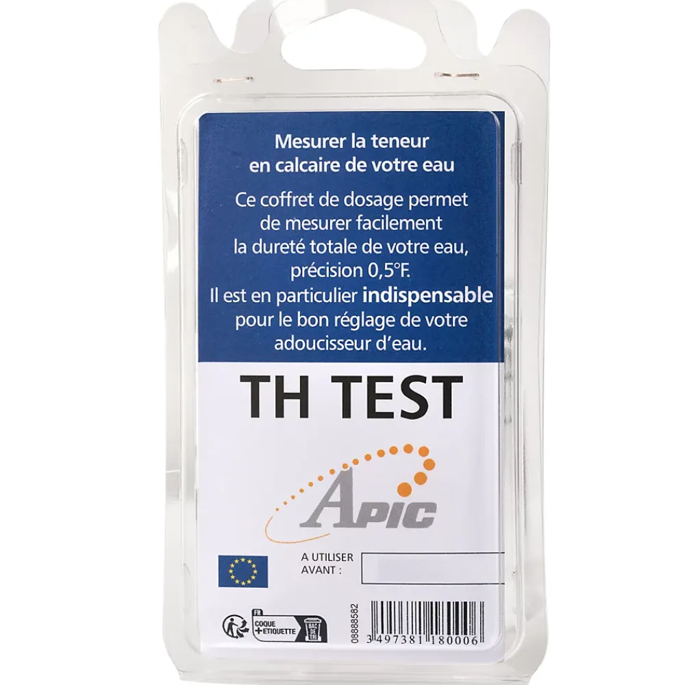 Apic Th test de mesure de dureté de l'eau