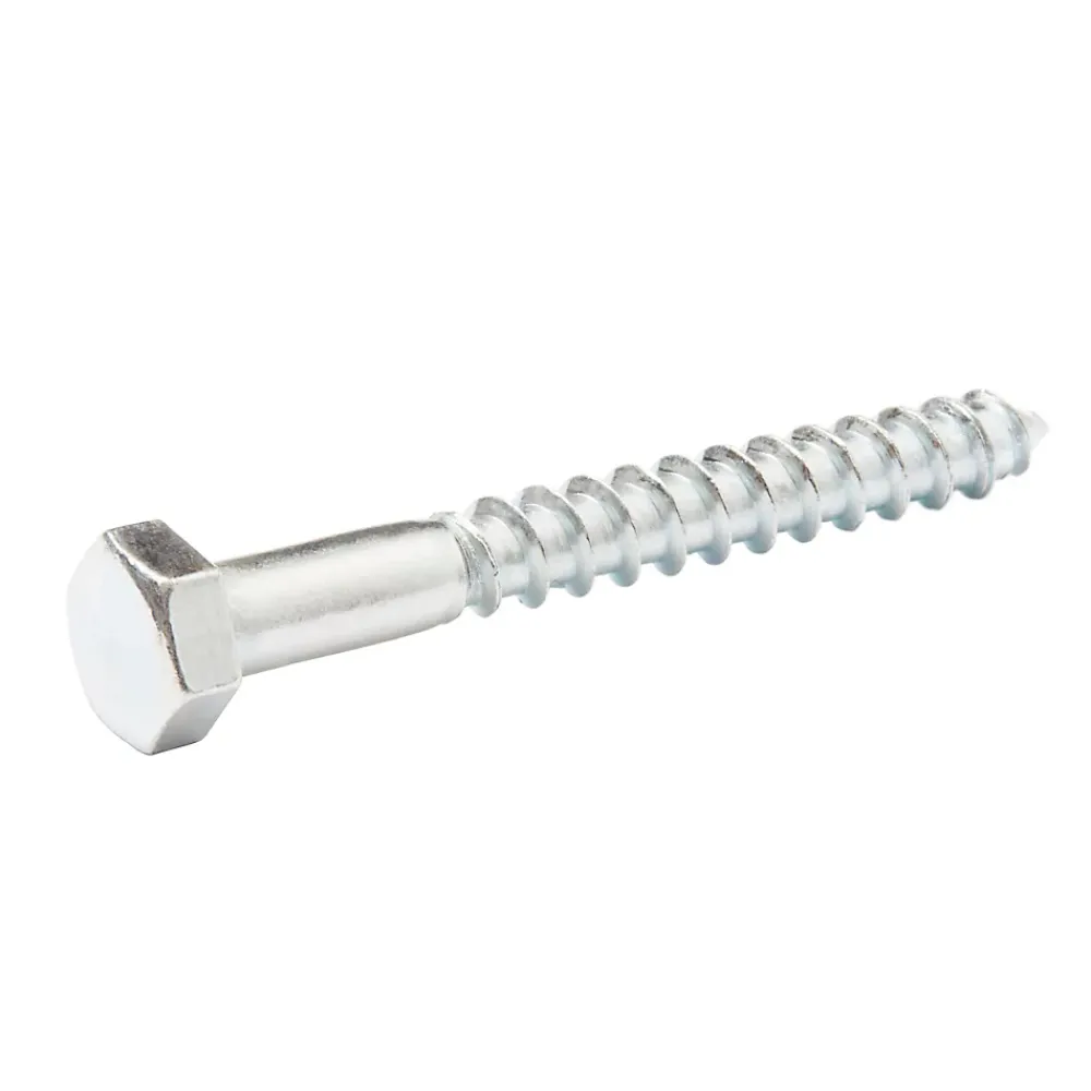 Diall Tirefond-Tirefonds DIN 571 zingués 8x70 mm - 100 pièces