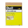 Diall Tirefond-Tirefonds DIN 571 zingués 8x100 mm - 50 pièces