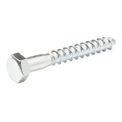 Diall Tirefond-Tirefonds DIN 571 zingués 8x60 mm - 100 pièces