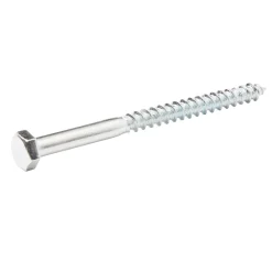 Diall Tirefond-Tirefonds DIN 571 zingués 5x30 mm - 10 pièces