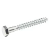 Diall Tirefonds DIN 571 zingués 6x50 mm - 200 pièces