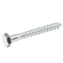 Diall Tirefond-Tirefonds DIN 571 zingués 6x60 mm - 200 pièces
