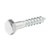 Diall Tirefonds DIN 571 zingués 6x30 mm - 200 pièces