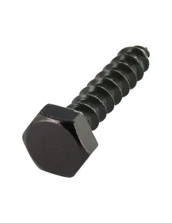 Vis Express Tirefonds 10X50 Acier zingué noir - 10 pièces