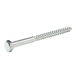 Diall Tirefonds zingués 10x140 mm - 50 pièces