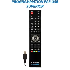 Superior Télécommande 2in1 noir - SUPTUB002
