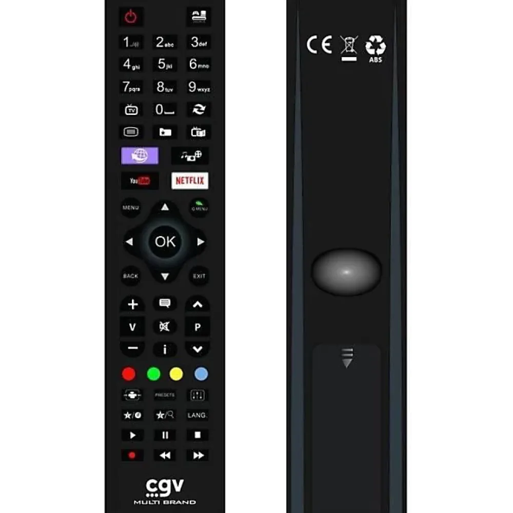 Cgv Décodeur Tnt, Télécommande Et Transmetteur-Télécommande universelle Fidelio MM 55 boutons noire infrarouge Plug and Play