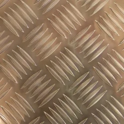 Tôle-Tôle aluminium brut damier 100 x 50 cm