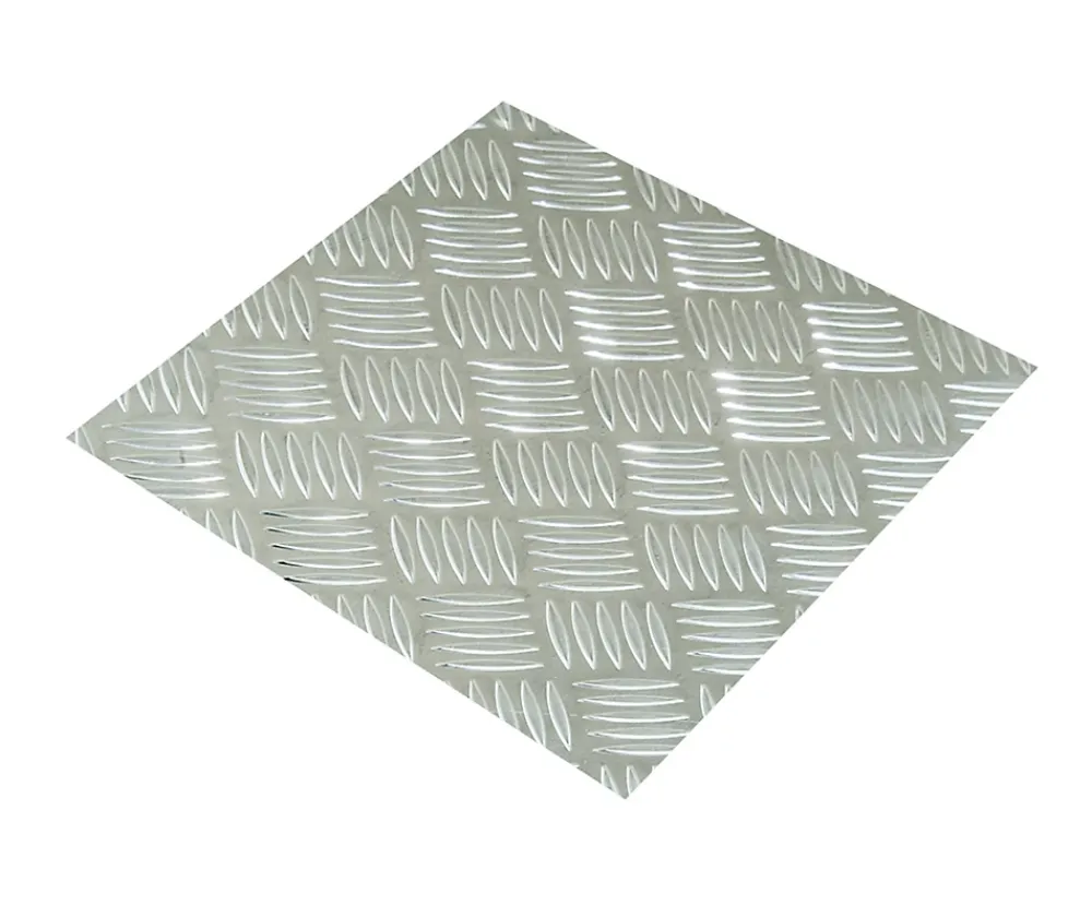 Tôle-Tôle aluminium brut damier 100 x 50 cm