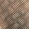 Tôle-Tôle aluminium brut damier 50 x 25 cm