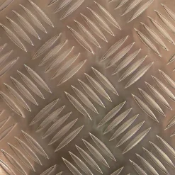 Tôle-Tôle aluminium brut damier 50 x 25 cm