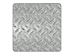Tôle-Tôle aluminium brut grain de riz Ep. 1,6 mm, 50 x 25 cm