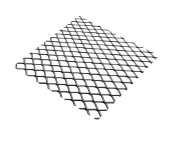 Tôle-Tôle métal déployé acier brut Mailles 10 x 5,5 mm, 100 x 50 cm