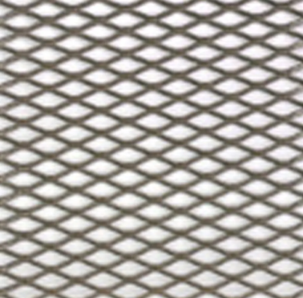 Tôle-Tôle métal déployé acier brut Mailles 10 x 5,5 mm, 100 x 50 cm