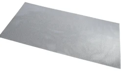 Tôle métal déployé acier brut Mailles 6 mm, 100 x 50 cm