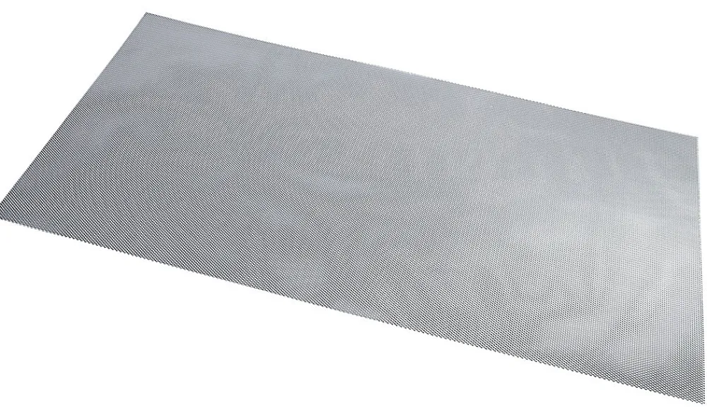 Tôle métal déployé acier brut Mailles 6 mm, 100 x 50 cm