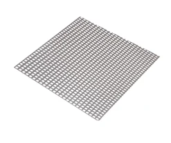 Tôle-Tôle perforée carré acier brut Perforation 5,5 x 5,5 mm, 100 x 50 cm
