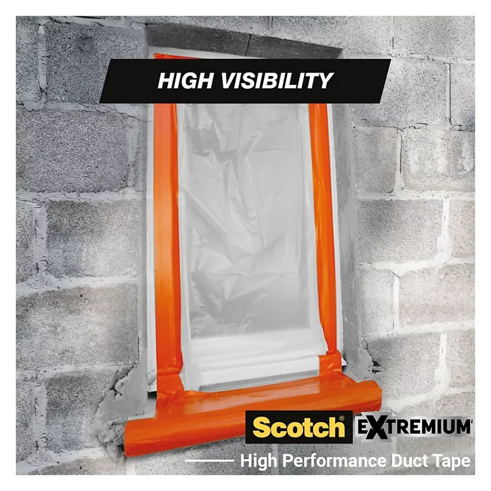 Scotch Ruban Adhésif-Toile de réparation universel orange, 48mm x 25 m - 2 rouleaux