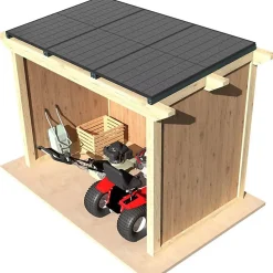 Telco Home Automation Kit Panneau Solaire-Toiture solaire - HEKILI Gris Anthracite 4,584m x 1,196m