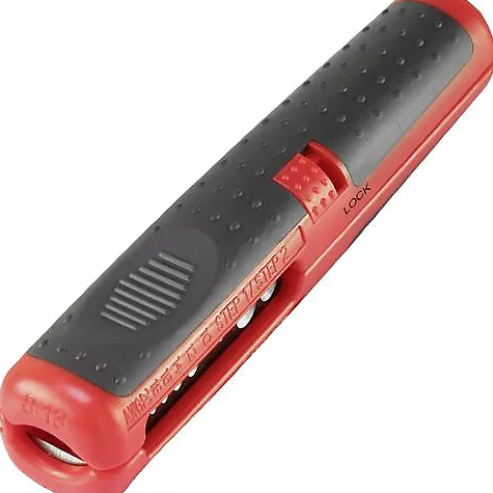 Toolcraft TO-6586974 Dénudeur pliable pour câbles ronds RG6/RG59 0,5-6 mm²