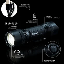 Energizer Torche tactical 700 rechargeable