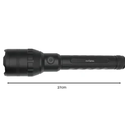 Fishtec Torche Ultra Power 10000 Lumens LED COB Faisceau 300 m Aluminium Rechargeable 4 Modes Zoom