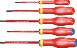 Facom Tournevis D'Électricien-Tournevis isolés 1000V - 5 pièces